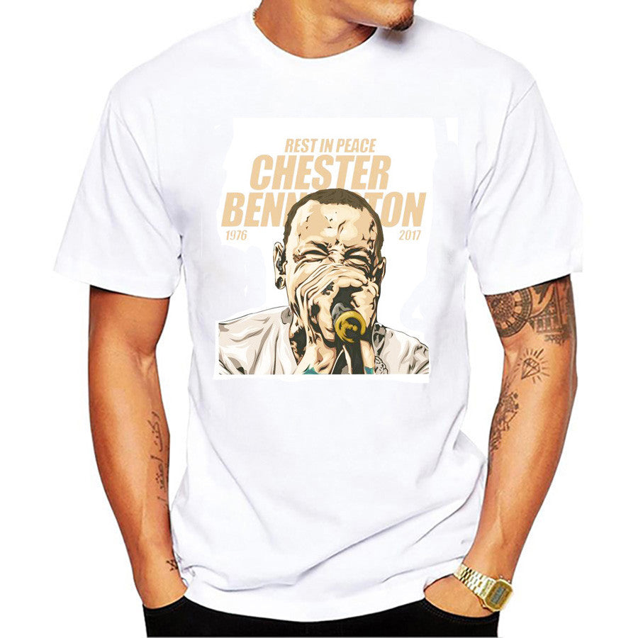 Linkin Park Chester Bennington T Shirt Free Shipping